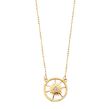 Star Light Necklace - 14k Yellow Gold