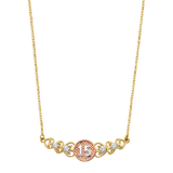 Quince Anos Necklace - 14k Yellow Gold