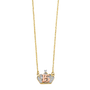 Quince Anos Necklace - 14k Tri Color Gold