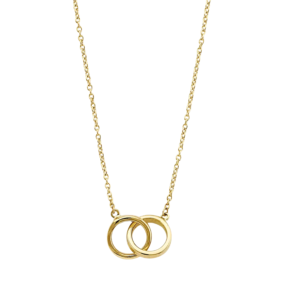 Together Necklace - 14k Yellow Gold