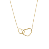 Together Heart Necklace - 14k Yellow Gold