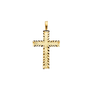 Latin Cross Crucufix Pendant - 14k Yellow Gold