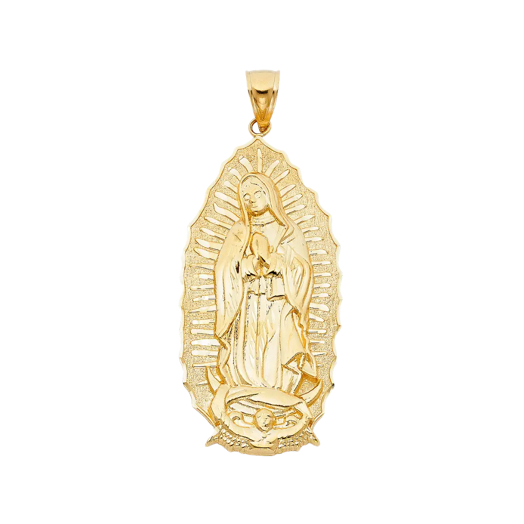 Guadalupe Pendant - 14k Yellow Gold