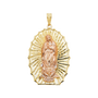 Guadalupe Pendant - 14k Two Tone Gold