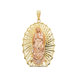 Guadalupe Pendant - 14k Two Tone Gold