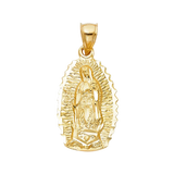 Guadalupe Pendant - 14k Yellow Gold