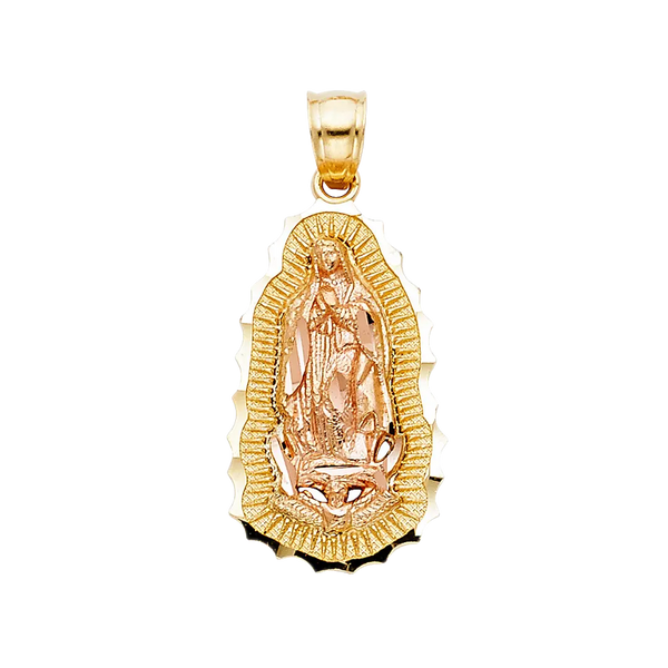 Guadalupe Pendant - 14k Two Tone Gold