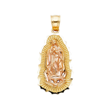 Guadalupe Pendant - 14k Two Tone Gold