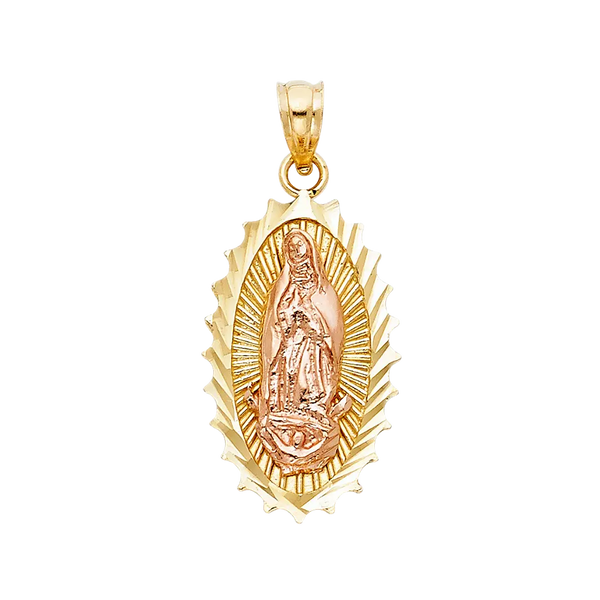 Guadalupe Pendant - 14k Two Tone Gold