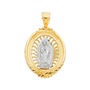 Guadalupe Pendant - 14k Two Tone Gold