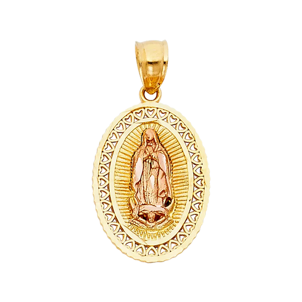 Guadalupe Pendant - 14k Two Tone Gold