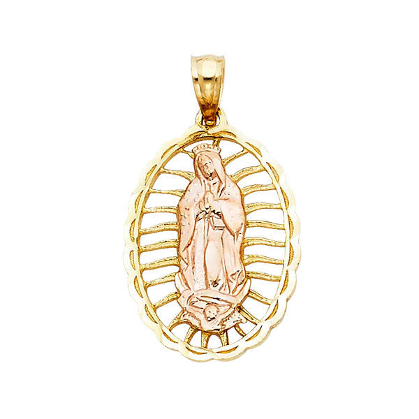 Guadalupe Pendant - 14k Two Tone Gold