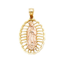 Guadalupe Pendant - 14k Two Tone Gold