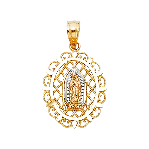 Guadalupe Pendant - 14k Tri Color Gold