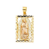 Guadalupe Pendant - 14k Two Tone Gold