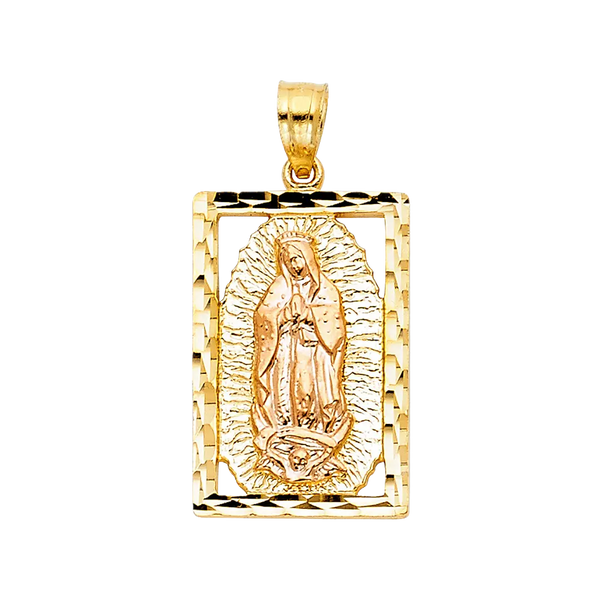 Guadalupe Pendant - 14k Two Tone Gold