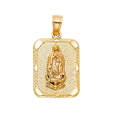 Guadalupe Pendant - 14k Yellow Gold