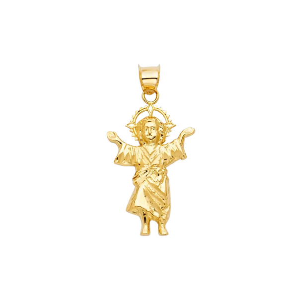 Divine Infant Jesus Pendant - 14k Yellow Gold