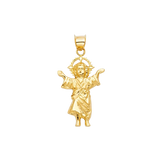 Divine Infant Jesus Pendant - 14k Yellow Gold