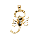 Scorpion Pendant - 14k Yellow Gold