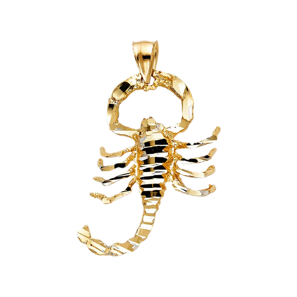 Scorpion Pendant - 14k Yellow Gold