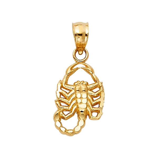 Scorpion Pendant - 14k Yellow Gold