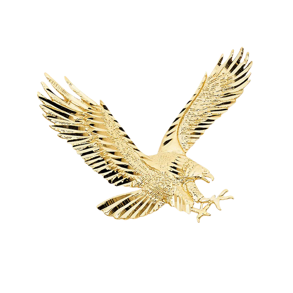 Eagle Pendant - 14k Yellow Gold