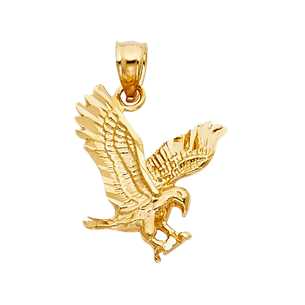 Eagle Pendant - 14k Yellow Gold