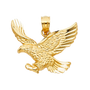 Eagle Pendant - 14k Yellow Gold