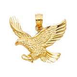 Eagle Pendant - 14k Yellow Gold