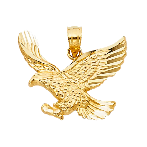 Eagle Pendant - 14k Yellow Gold