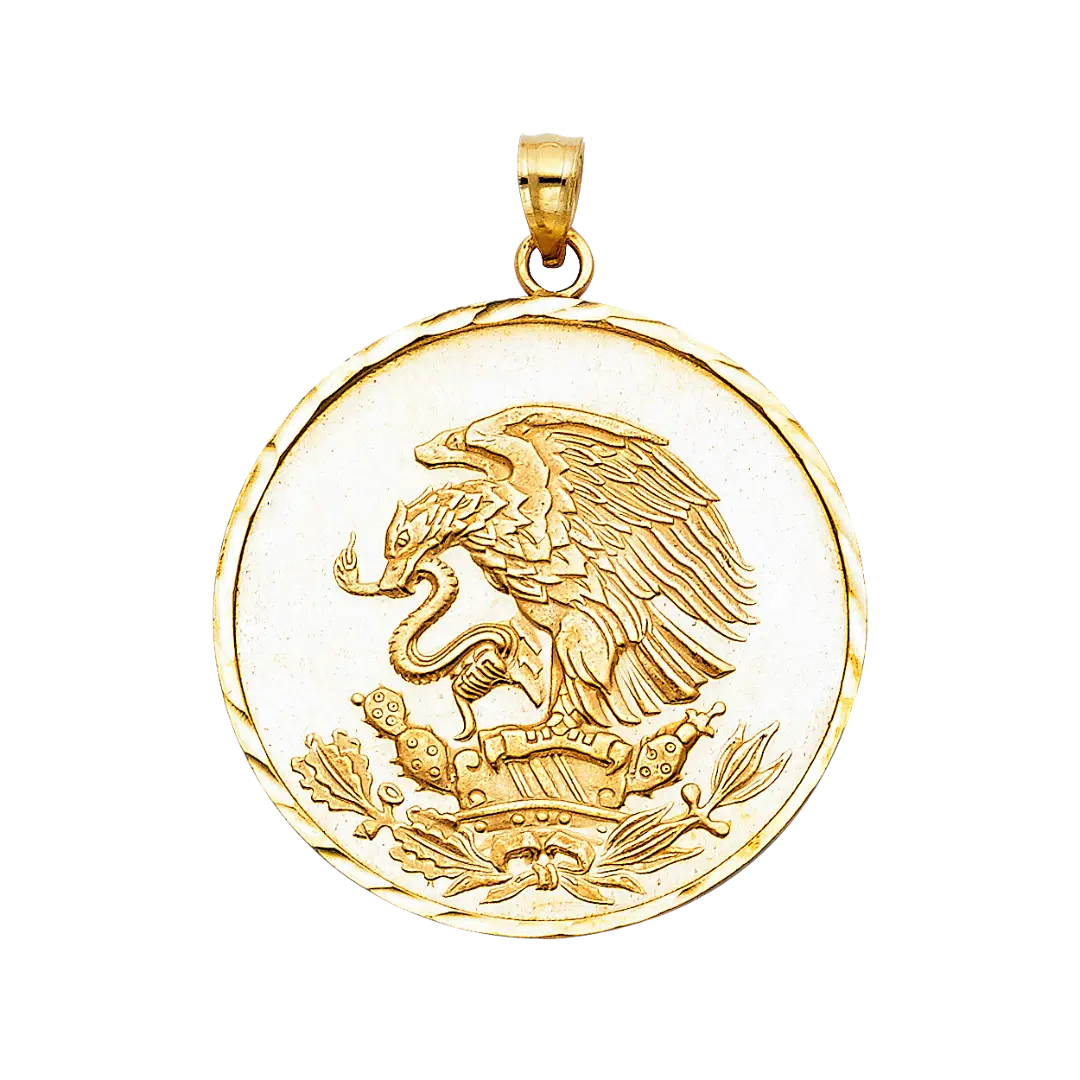 Eagle Pendant - 14k Yellow Gold