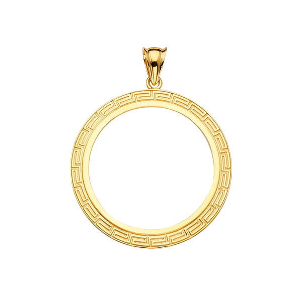 Greek Frame (50 Pesos) - 14k Gold