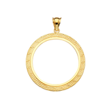 Greek Frame (50 Pesos) - 14k Gold