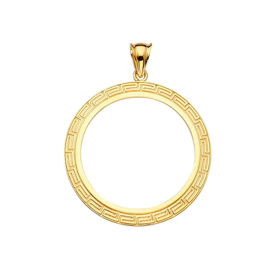 Greek Frame (50 Pesos) - 14k Gold