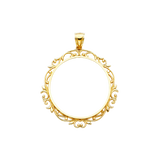 Flower Frame (50Pesos) - 14k Gold