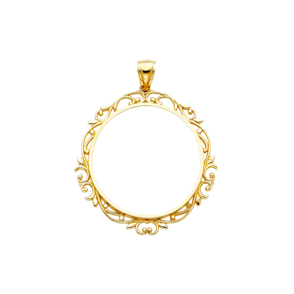 Flower Frame (50Pesos) - 14k Gold