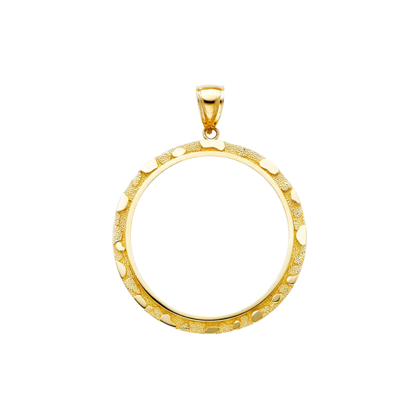 Nugget Frame (50 Pesos) - 14k Gold