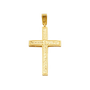 Cross Pendant - 14k Yellow Gold