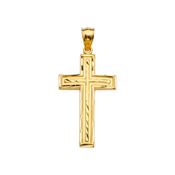 Cross Pendant - 14k Yellow Gold