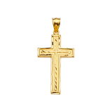 Cross Pendant - 14k Yellow Gold