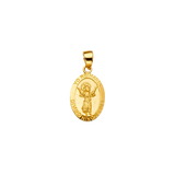 Divine Infant Jesus Pendant - 14k Yellow Gold