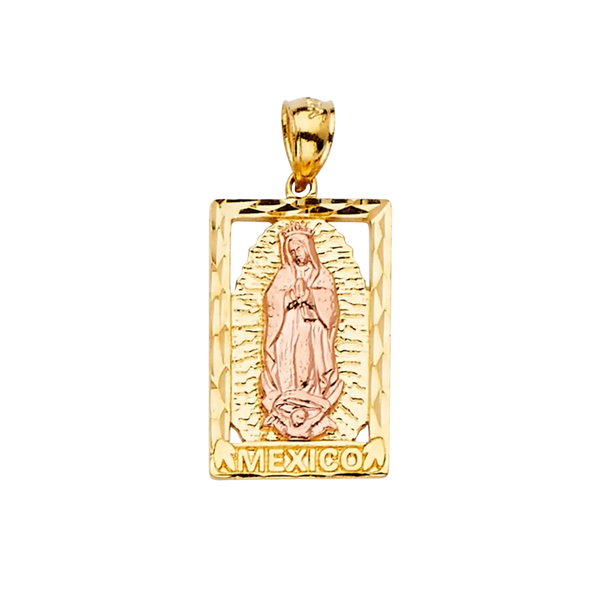 Guadalupe Pendant - 14k Two Tone Gold