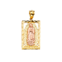 Guadalupe Pendant - 14k Two Tone Gold