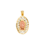 Guadalupe Pendant - 14k Tri Color Gold