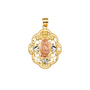 Guadalupe Pendant - 14k Tri Color Gold