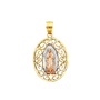 Guadalupe Pendant - 14k Tri Color Gold