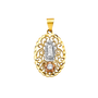 Guadalupe Pendant - 14k Tri Color Gold