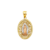 Guadalupe Pendant - 14k Tri Color Gold