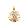 Guadalupe Pendant - 14k Tri Color Gold